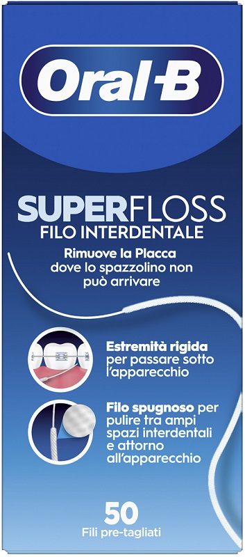 Oral B Super Floss Filo interdentale 50 Fili